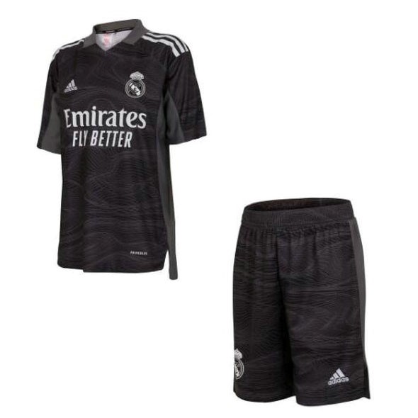 Camiseta Real Madrid Portero Niño 2021-2022 Negro